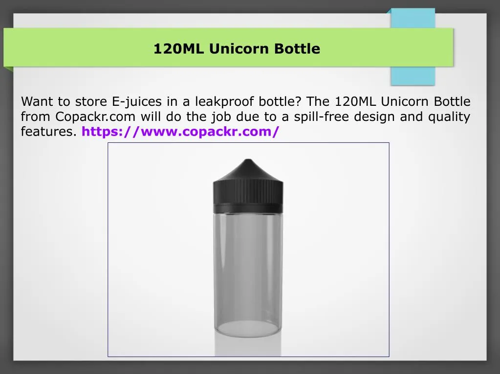 120ml unicorn bottle