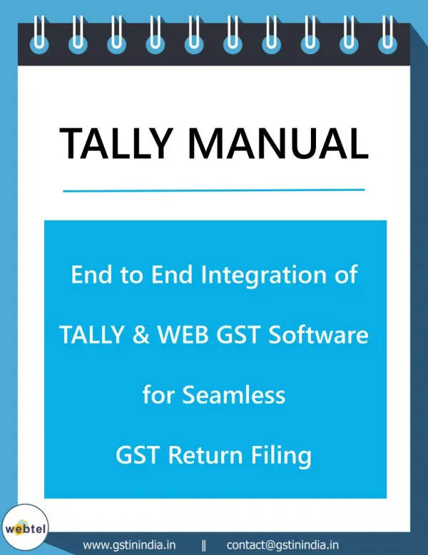 End to End Integration of TALLY & WEB GST Software for Seamless