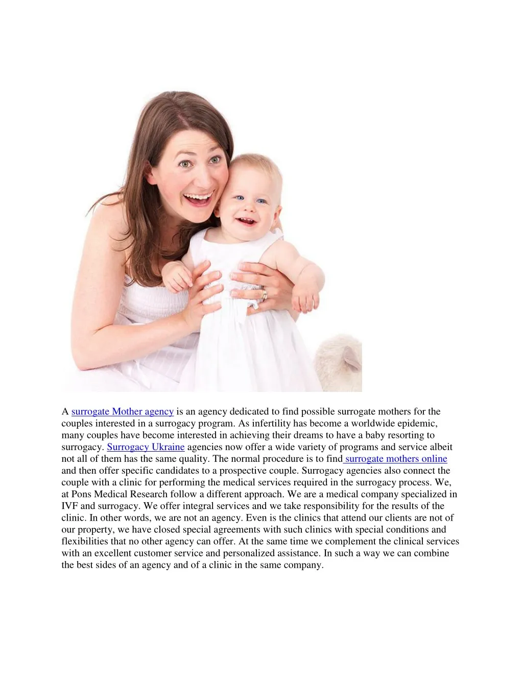 a surrogate mother agency is an agency dedicated