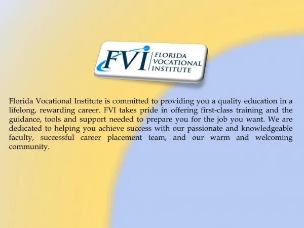 School for Medical Assistant, Pharmacy Technician certificate - www.fvi.edu