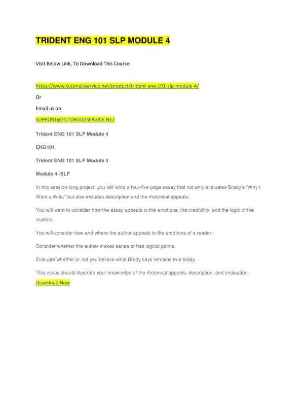 trident eng 101 slp module 4