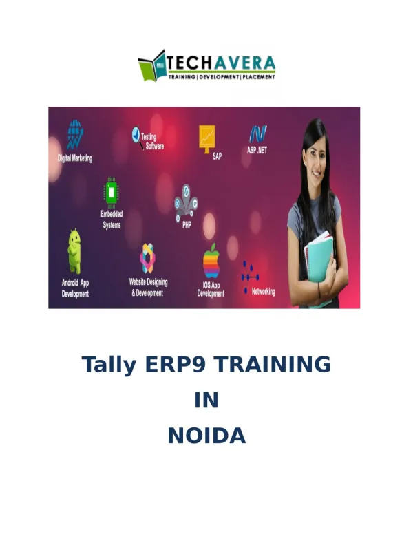 Tally Training in Noida