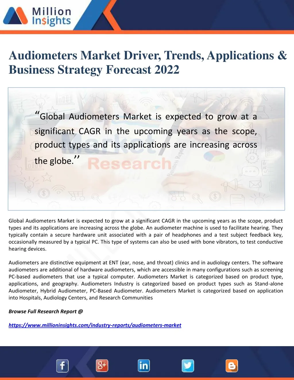 audiometers market driver trends applications