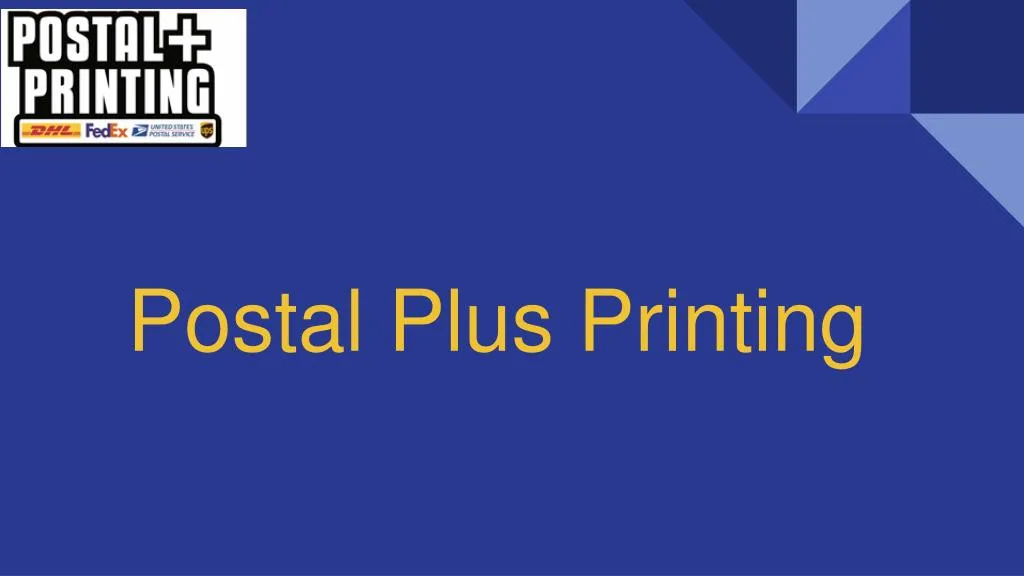 postal plus printing