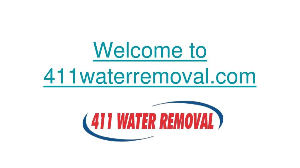 welcome to 411waterremoval com