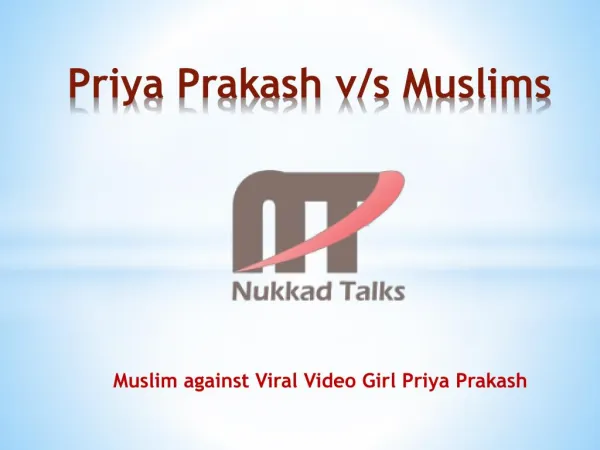 Cash file against Priya Prakash | Muslims against Priya Prakash