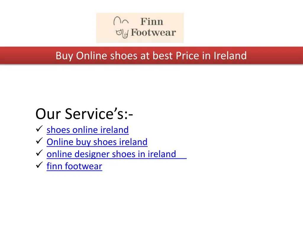 buy online shoes at best price in ireland