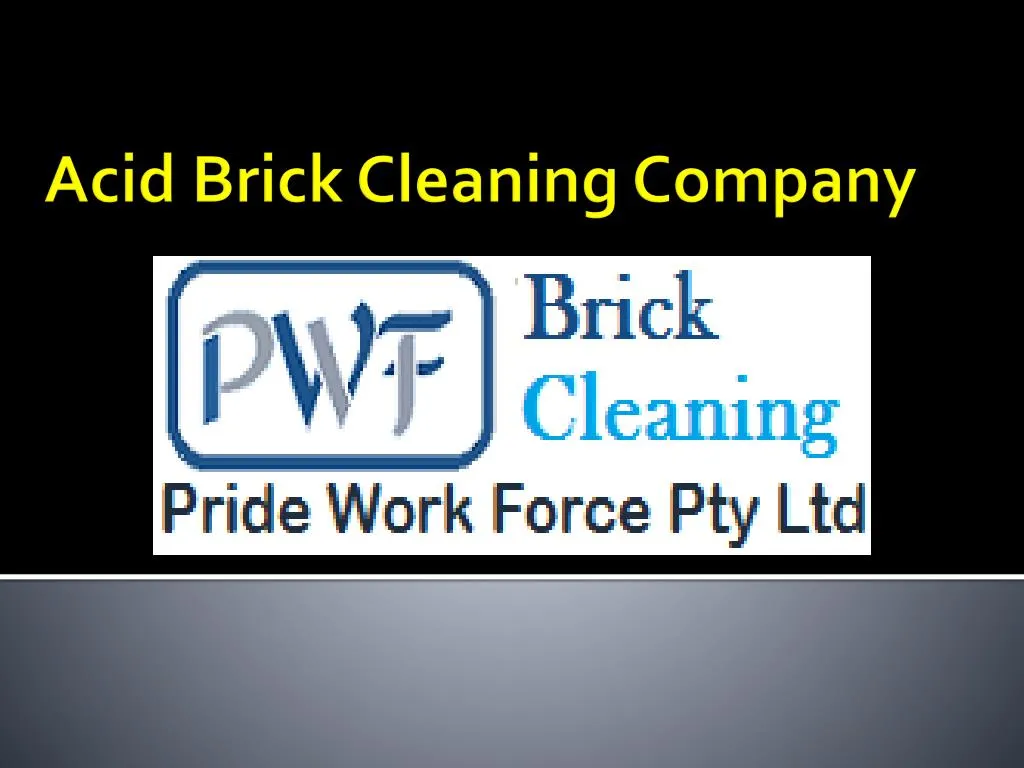 acid brick cleaning c ompany