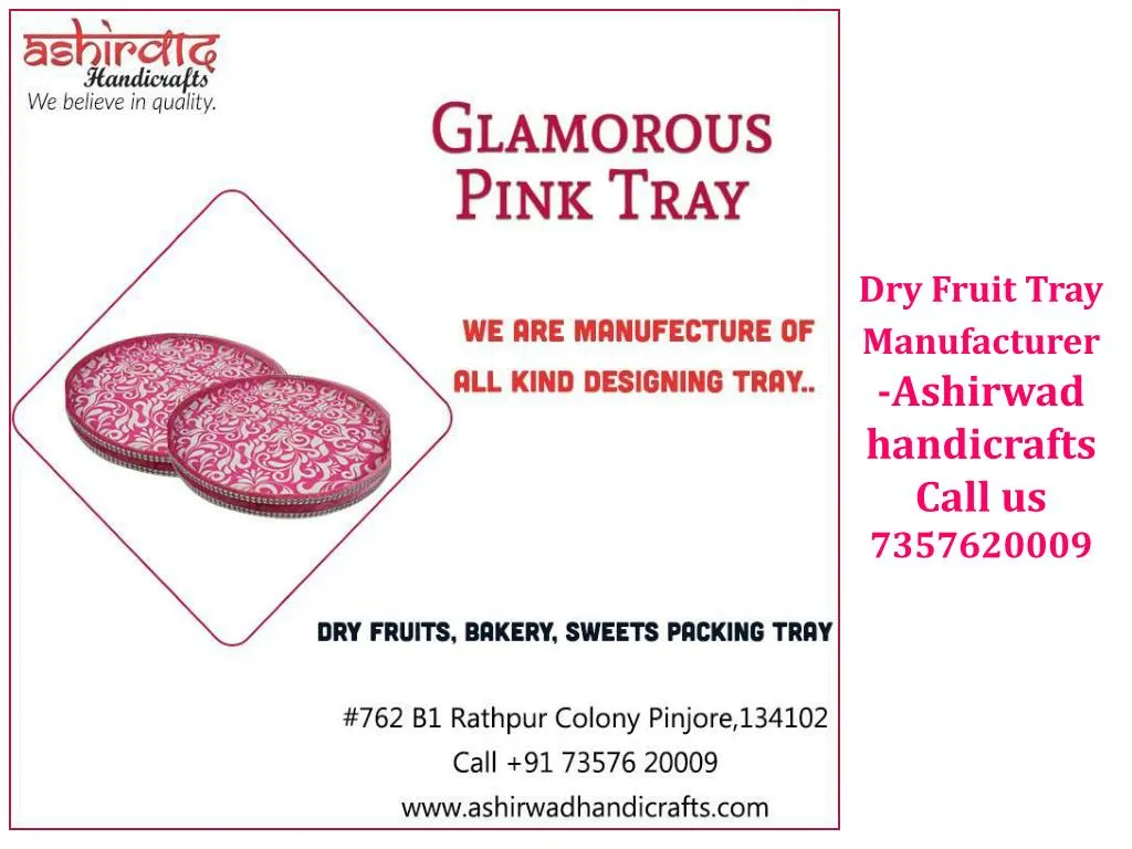 dry fruit tray manufacturer ashirwad handicrafts