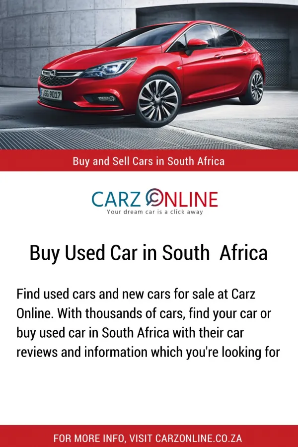 Buy Used Car in South Africa