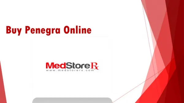 Buy Penegra 100mg Online for Men