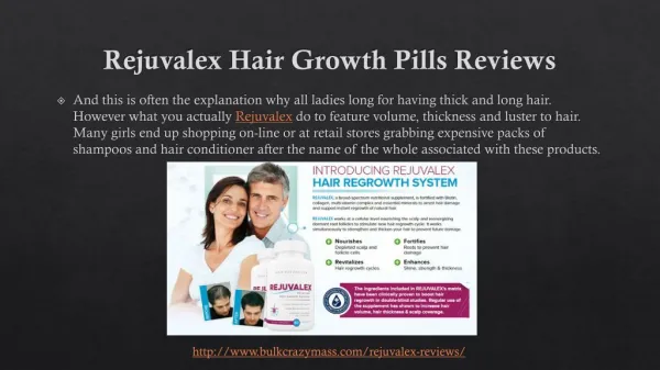 Rejuvalex Hair Growth Pills Reviews, Free Trial and Where to Buy