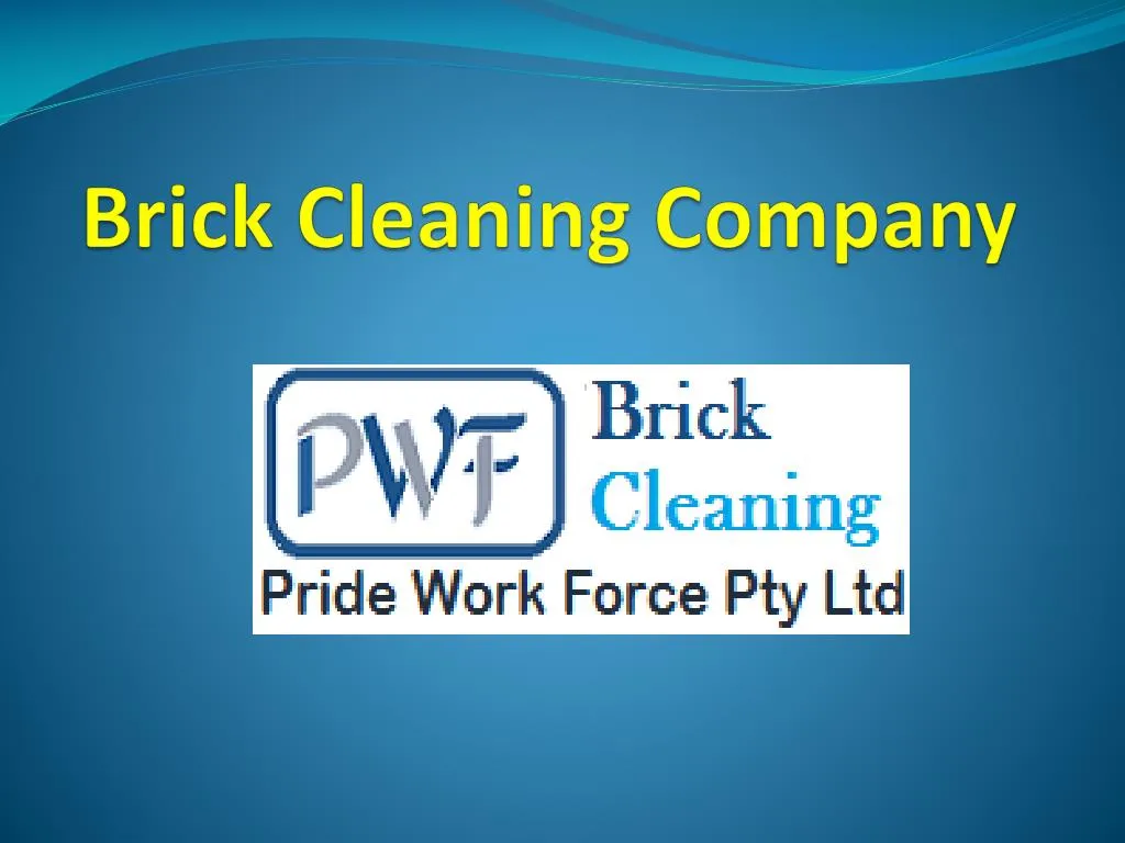 brick cleaning company