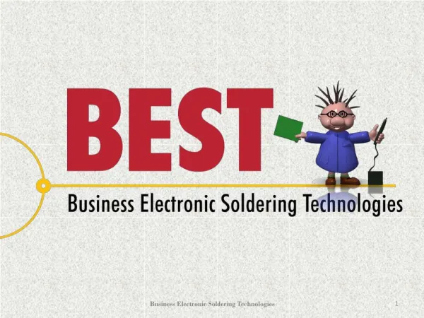 BGA Rework | Hand Soldering | IPC Certification - PPT