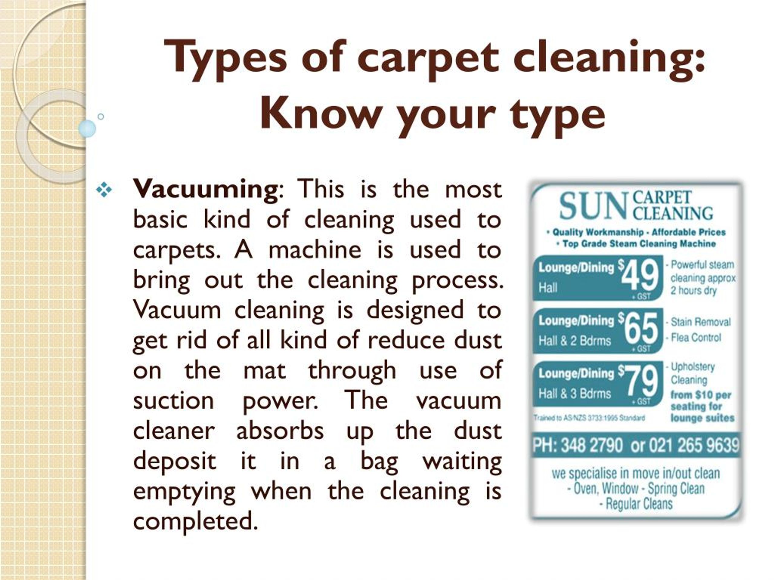 PPT - Types of carpet cleaning: Know your type PowerPoint Presentation ...