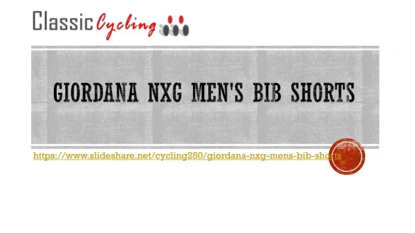 Giordana NXG Men's Bib Shorts
