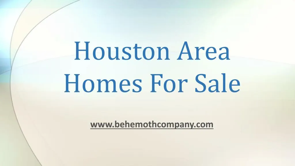 houston area homes for sale