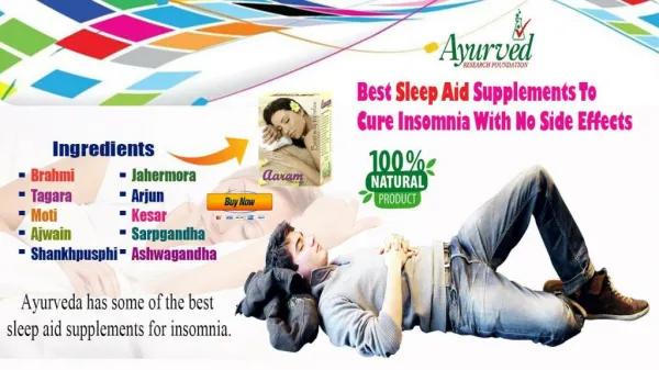 Best Sleep Aid Supplements to Cure Insomnia with No Side Effects