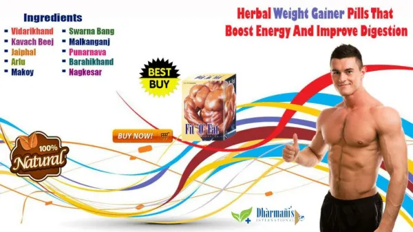 Herbal Weight Gainer Pills that Boost Energy and Improve Digestion