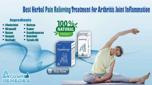 Best Herbal Pain Relieving Treatment for Arthritis Joint Inflammation