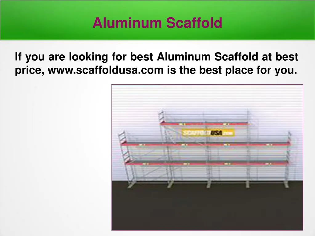 aluminum scaffold