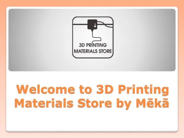 Reliable 3d Printing Materials Store