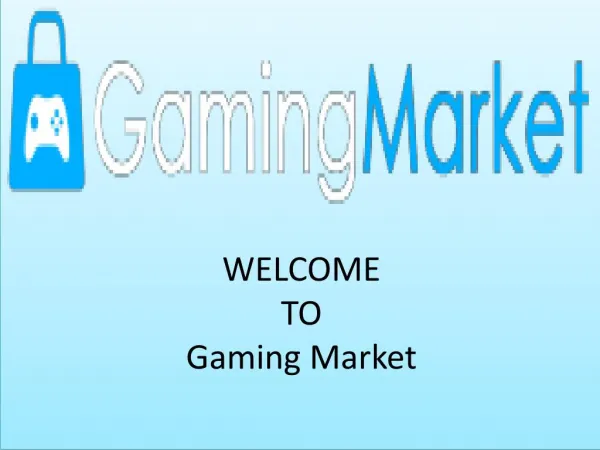 Gaming Market - Sell and Buy Gaming Goods Safely