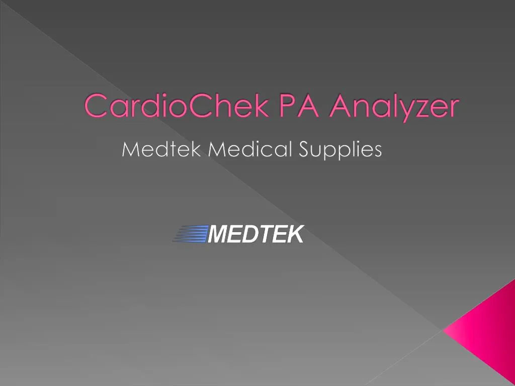 cardiochek pa analyzer