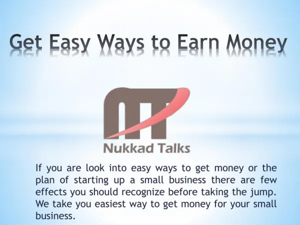 Easy ways to earn Money
