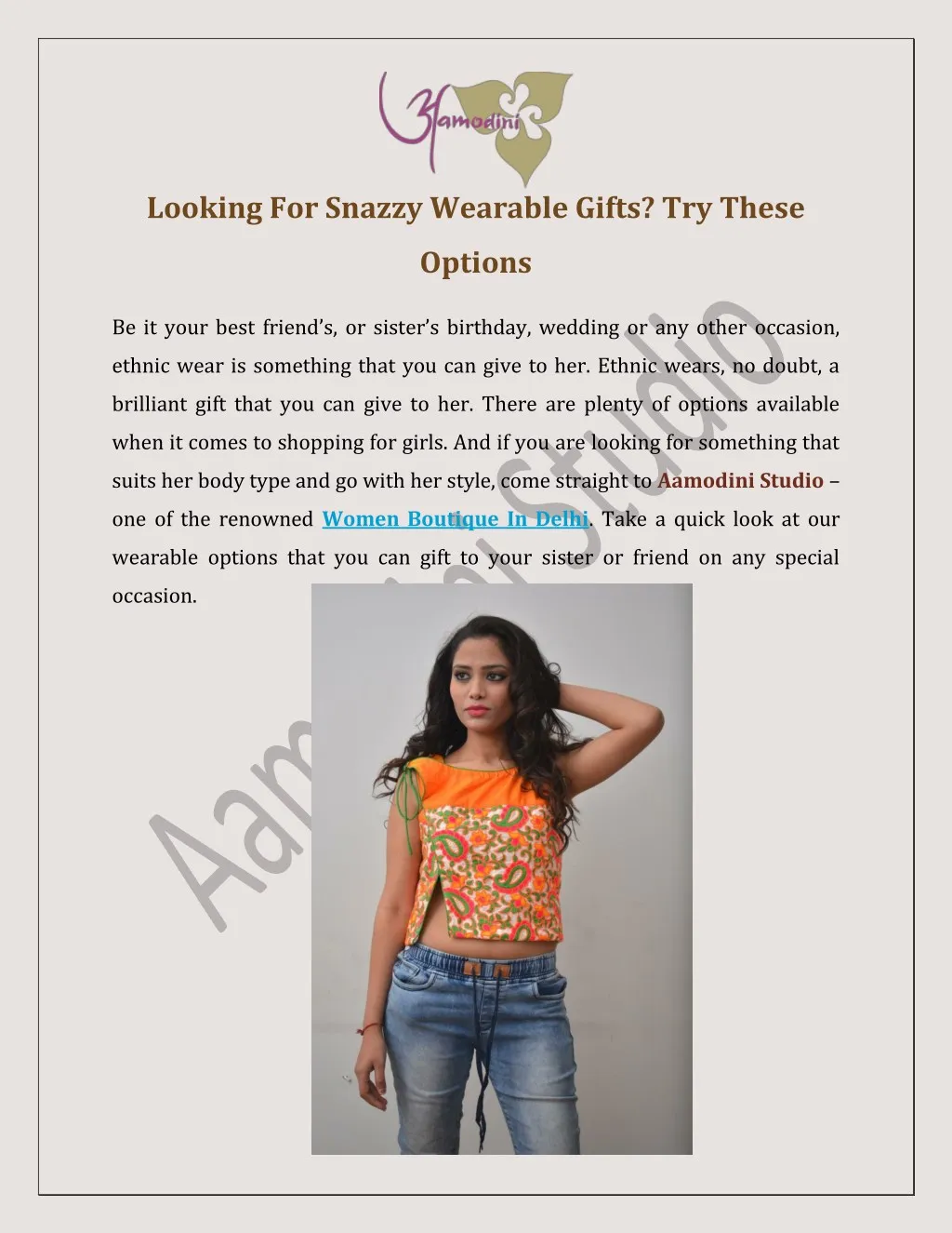 looking for snazzy wearable gifts try these