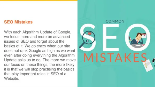 5 SEO Mistakes that are affecting your Websites's Ranking
