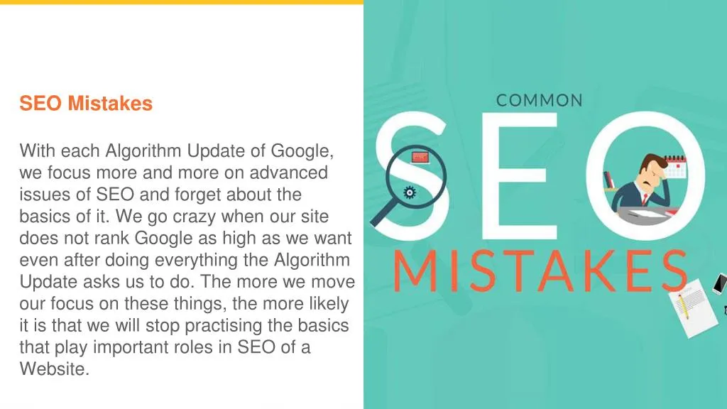 seo mistakes with each algorithm update of google