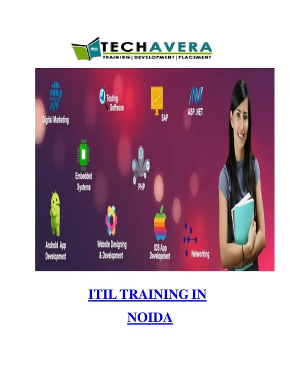 ITIL Training Institute in Noida