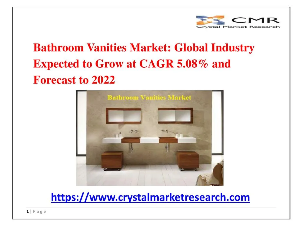 bathroom vanities market global industry expected