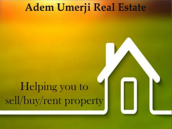 Adam Umerji Real Estate