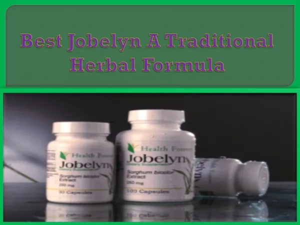 Best Jobelyn A Traditional Herbal Formula
