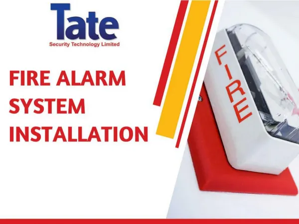 Tate Security | Fire Alarm System Installation