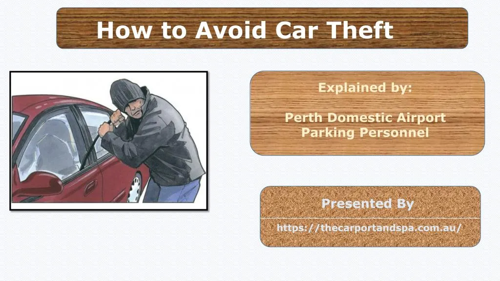 how to avoid car theft