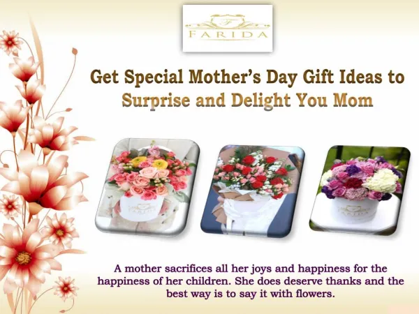 Get Special Mother’s Day Gift Ideas to Surprise and Delight You Mom