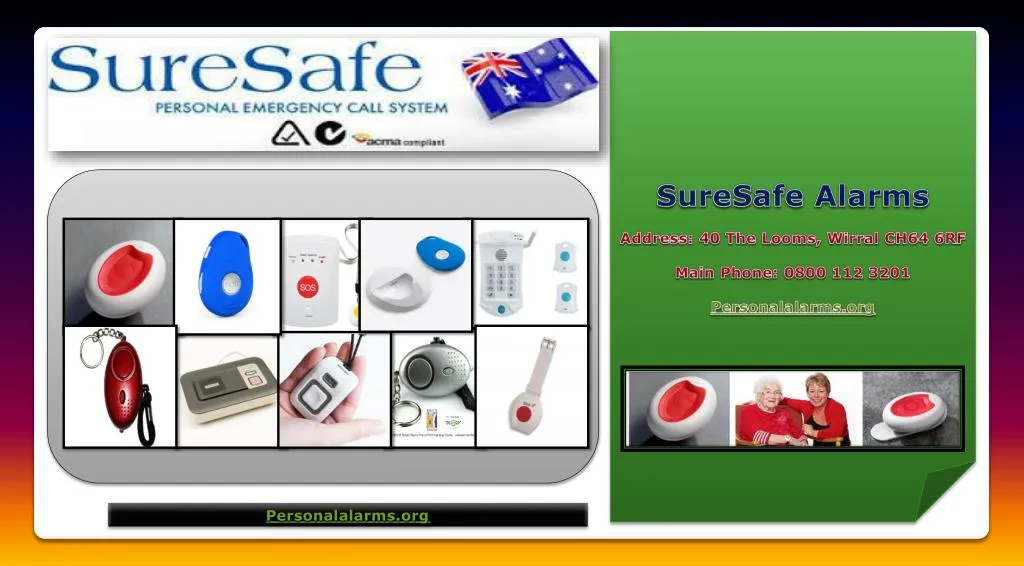 suresafe alarms address 40 the looms wirral ch64