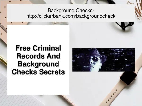 Free Criminal Records And Background Check Secrets