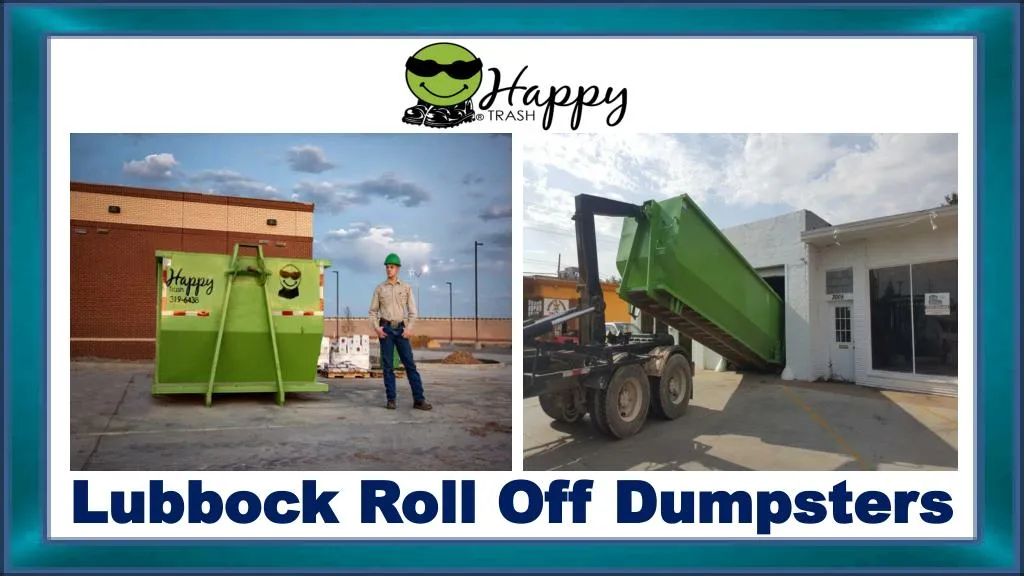 lubbock roll off dumpsters