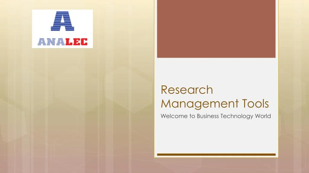 research management tools
