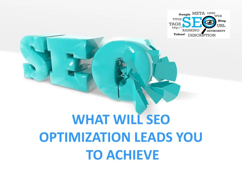 what will seo optimization leads you to achieve