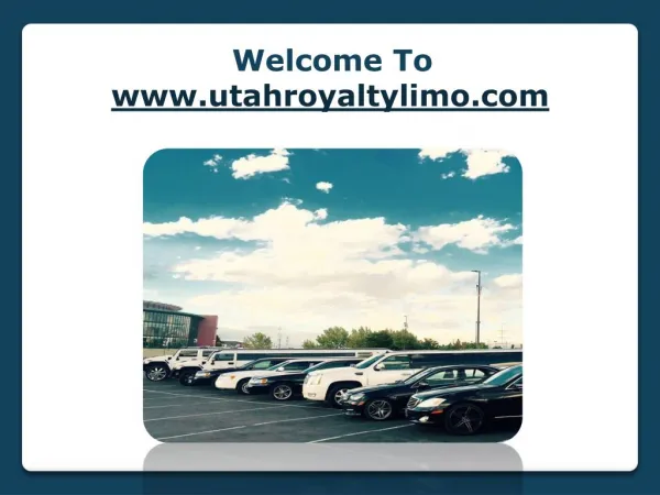 Utah royalty limo