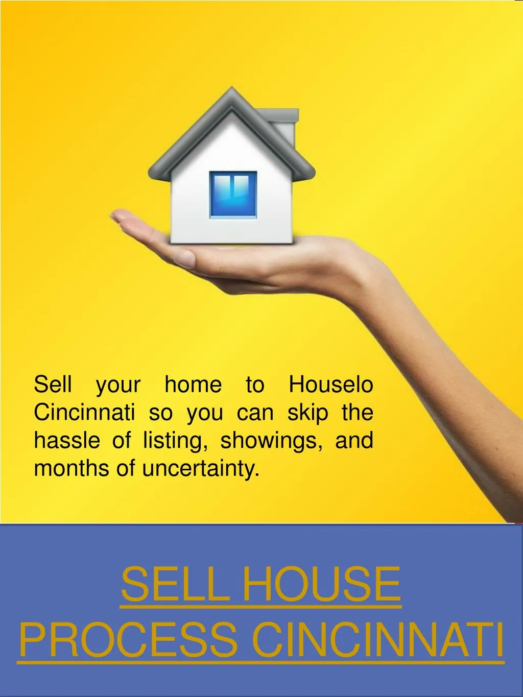 sell house process cincinnati