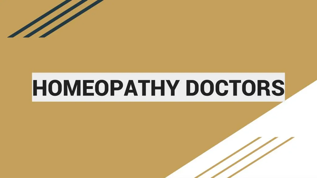 homeopathy doctors