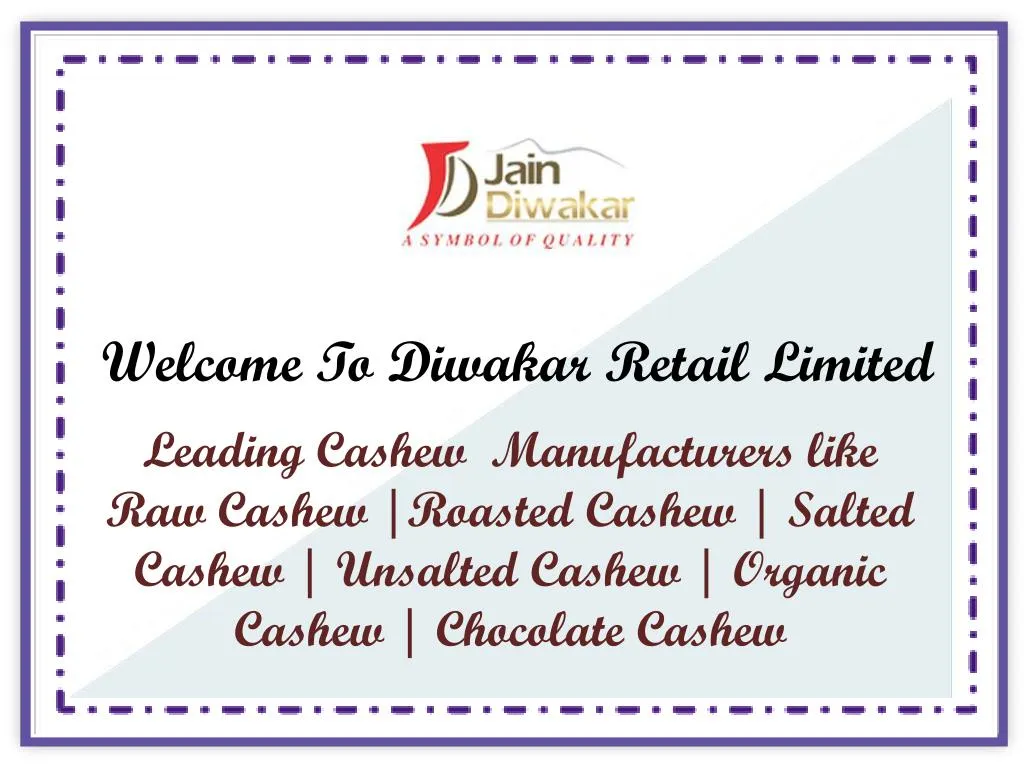 welcome to diwakar retail limited