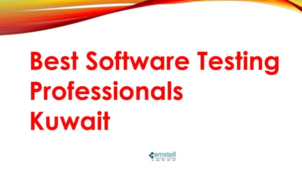 Software Testing 2018 Kuwait| Software Testing Companies Kuwait