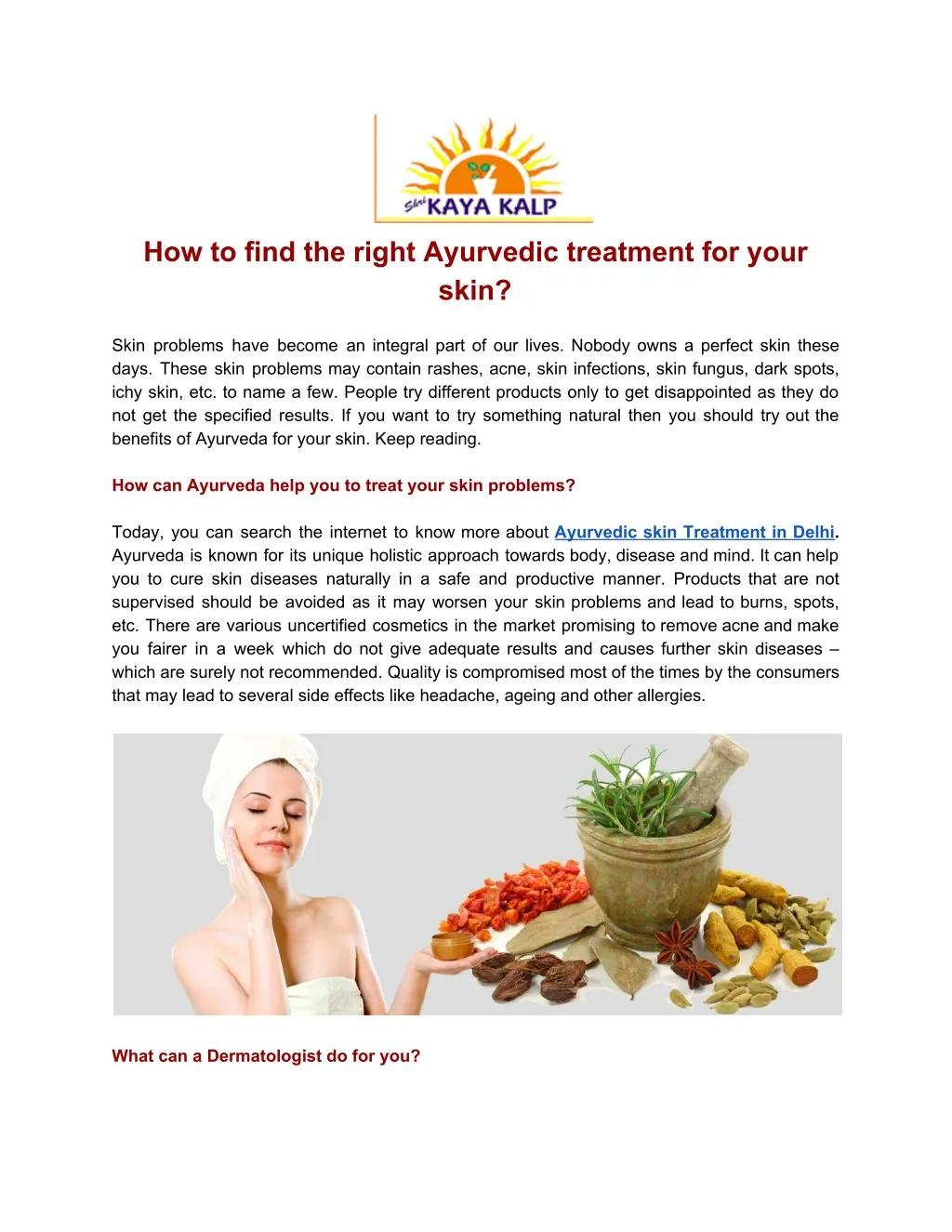 how to find the right ayurvedic treatment